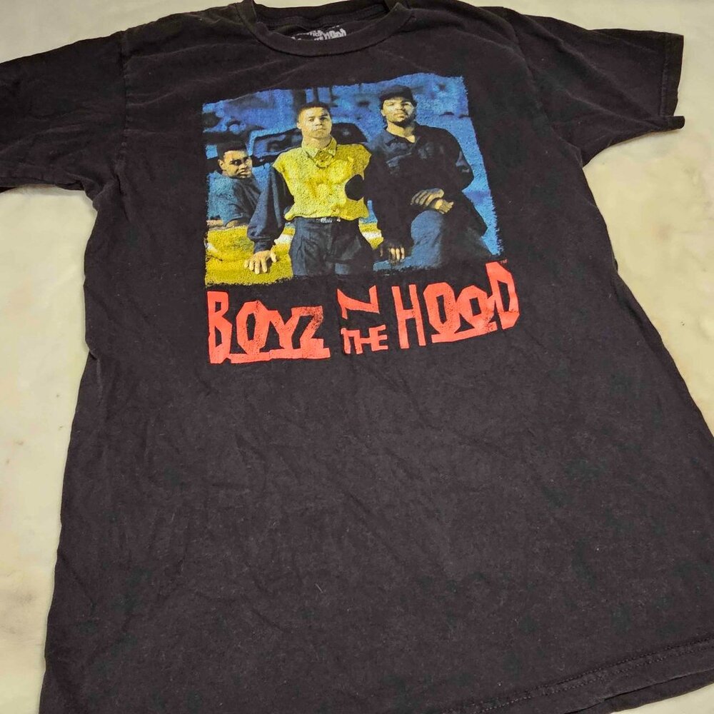 Men's Boyz N The Hood Acid Wash T Shirt Size Medium